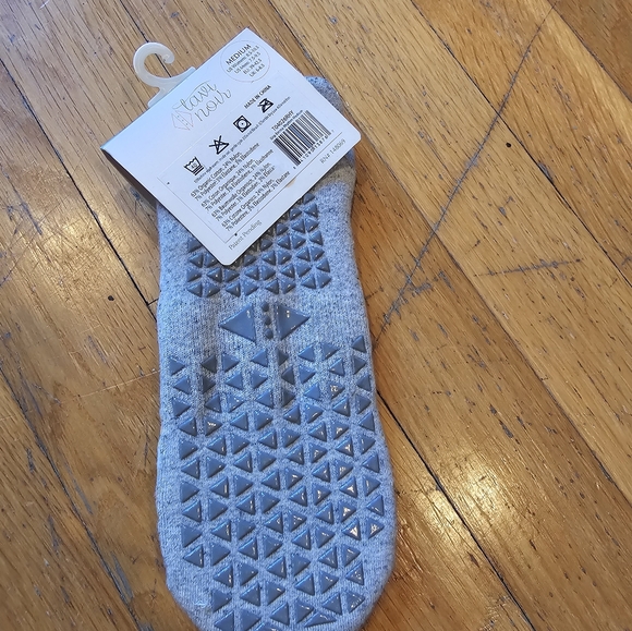 TAVI NOIR Womens Organic Cotton Yoga Barre Pilates Grip Socks size  M - Picture 5 of 6